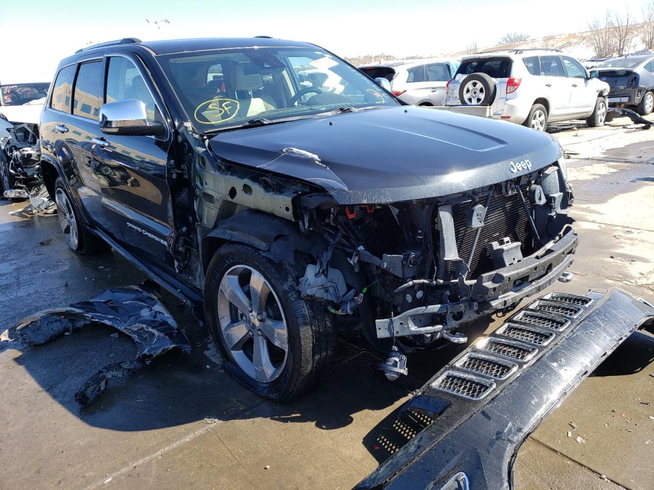 JEEP GRAND CHER 2016 with VIN 1C4RJECG5GC329425 - Photo from auction