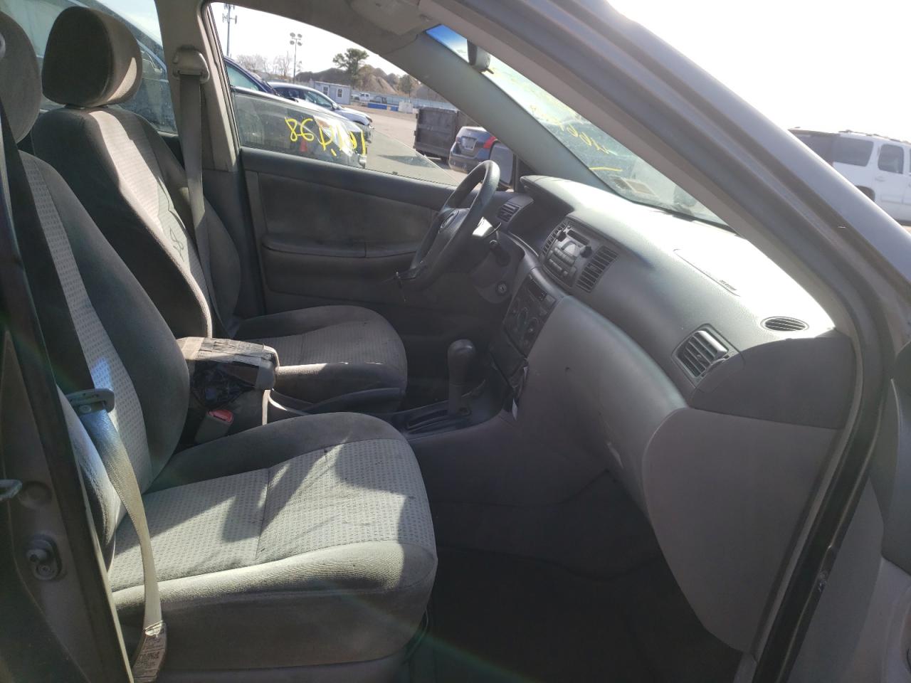 Photo 5 from auction – 2005 TOYOTA COROLLA CE with VIN 2T1BR32E95C466760