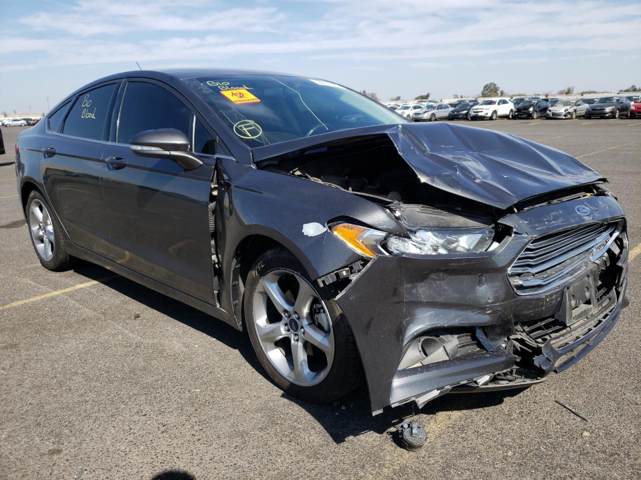 FORD FUSION SE 2015 with VIN 3FA6P0H93FR151387 - Photo from auction