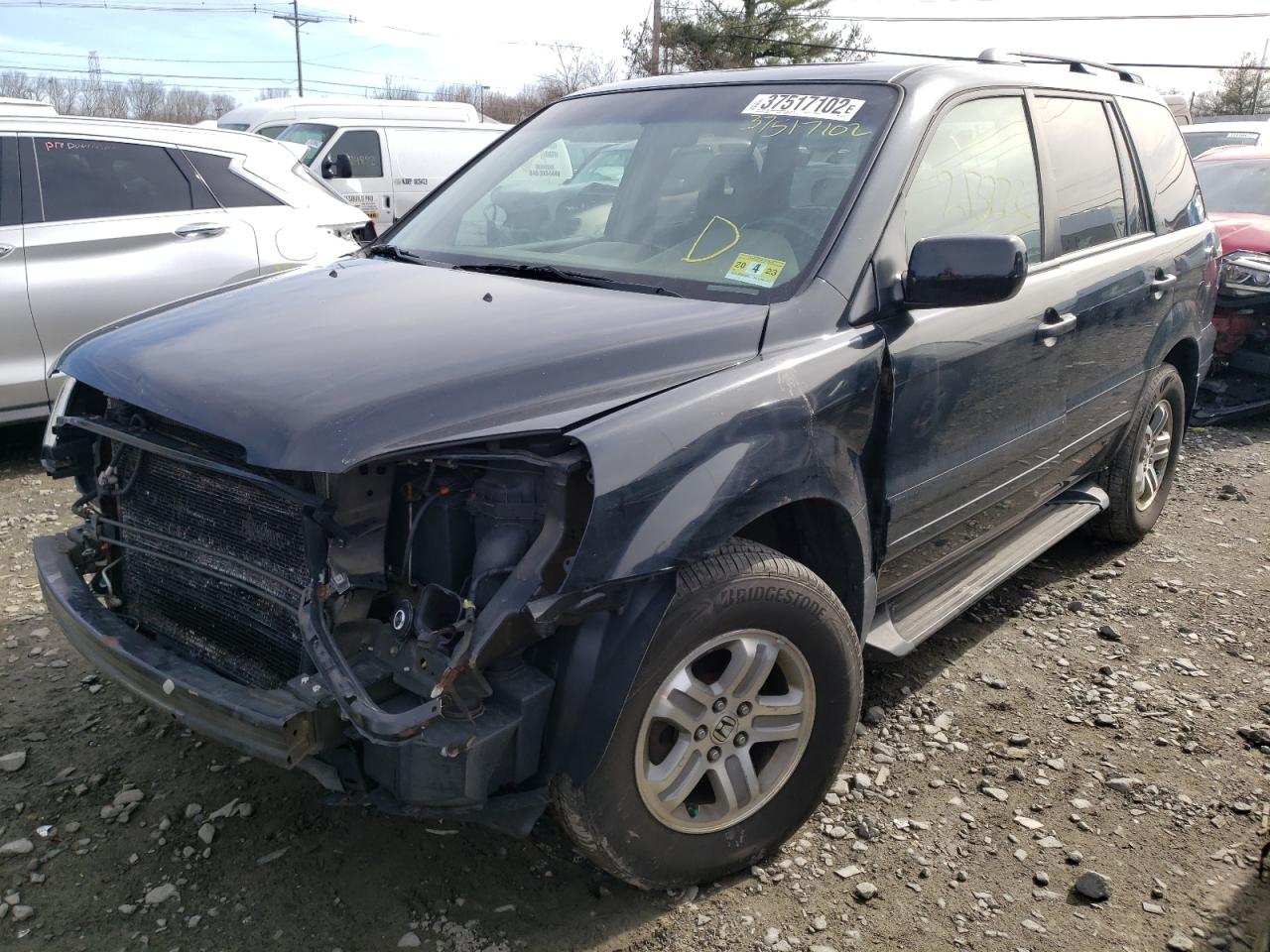 Photo 2 from auction – 2005 HONDA PILOT EXL with VIN 2HKYF186X5H547304