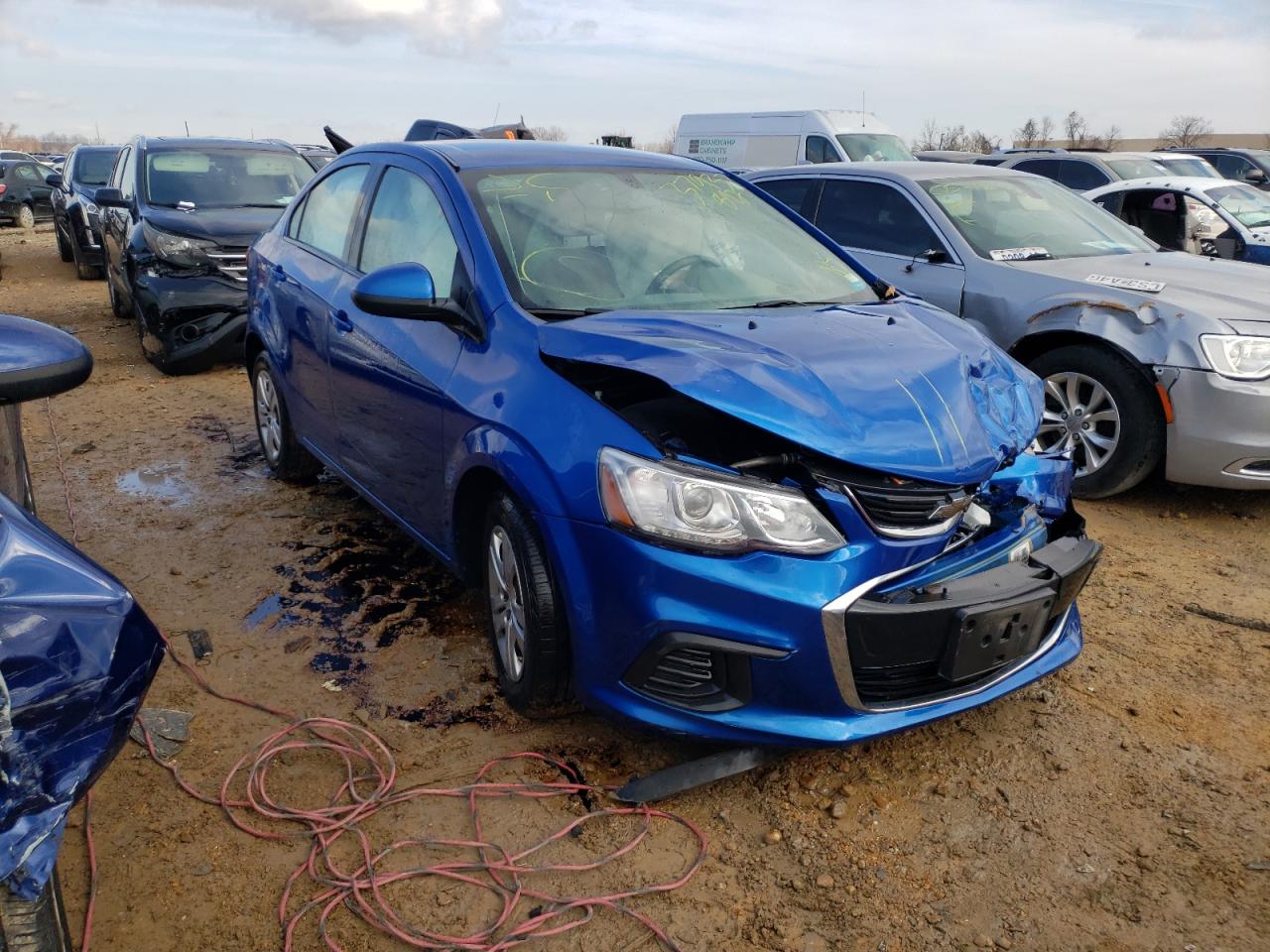 CHEVROLET SONIC LS 2017 with VIN 1G1JB5SH2H4154897 - Photo from auction