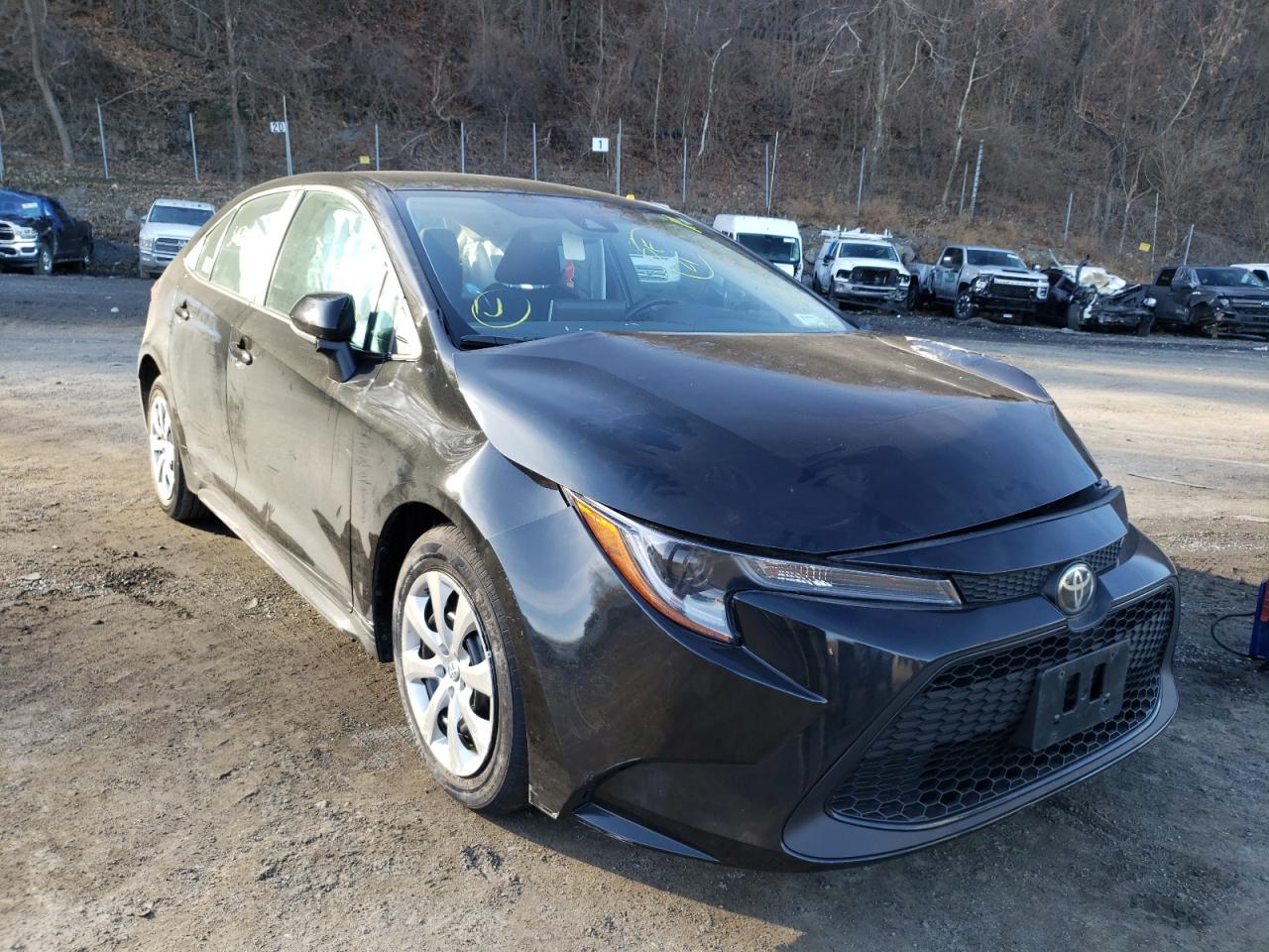 TOYOTA COROLLA 2021 with VIN 5YFEPMAE8MP183145 - Photo from auction