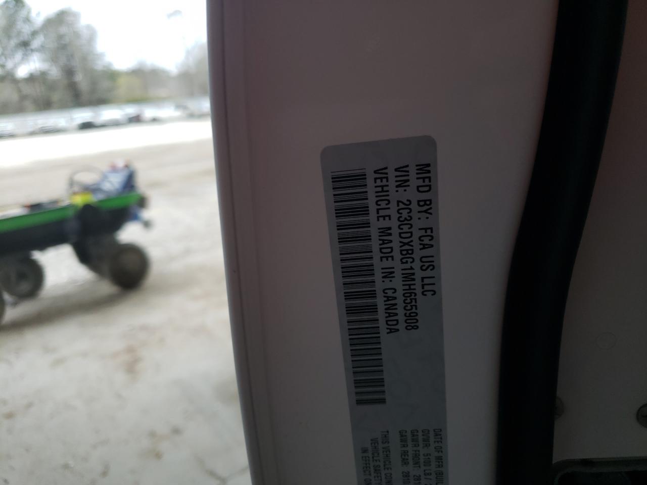 Photo 10 from auction – 2021 DODGE CHARGER SX with VIN 2C3CDXBG1MH655908