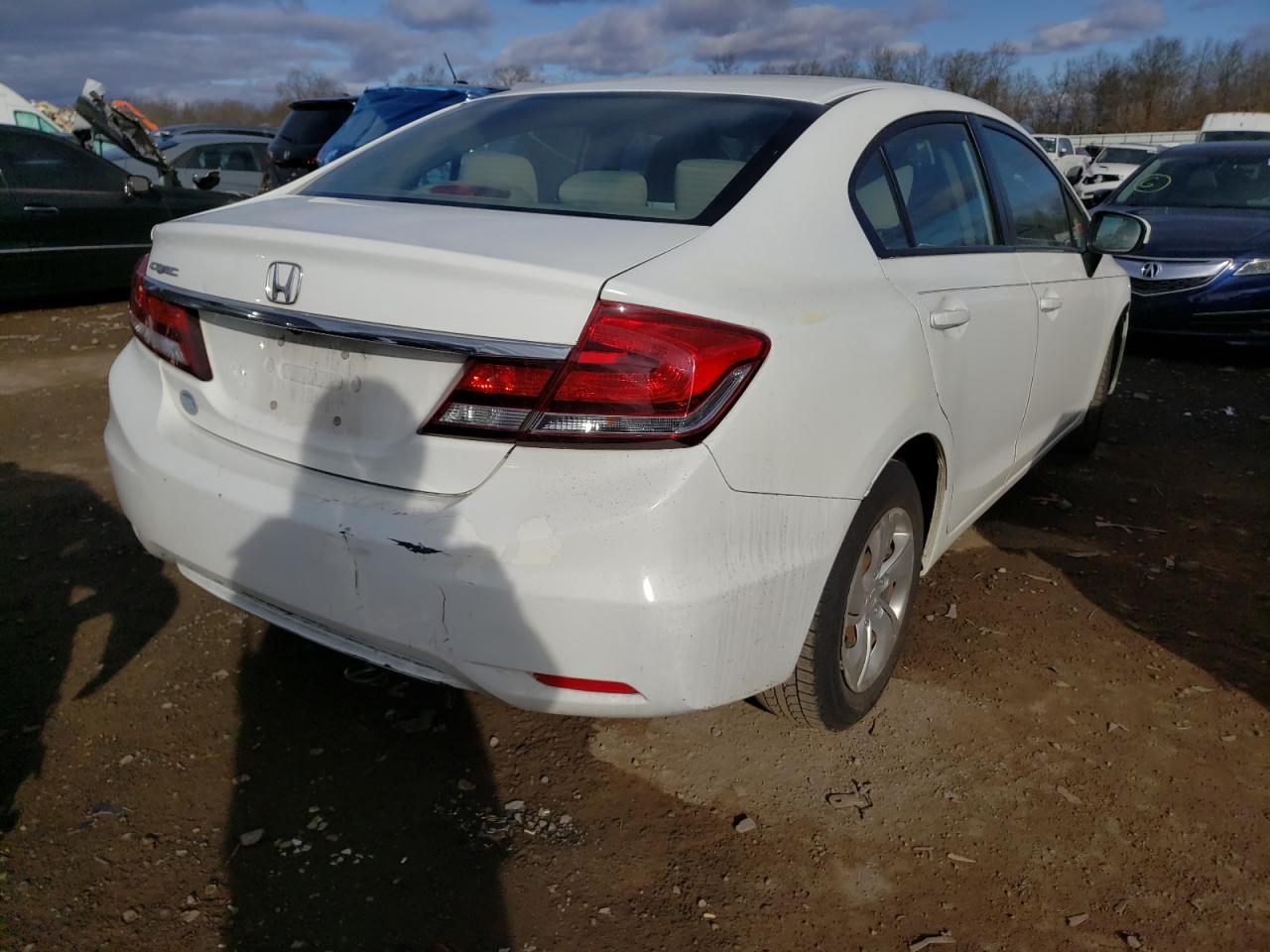 Photo 4 from auction – 2014 HONDA CIVIC LX with VIN 19XFB2F55EE218095