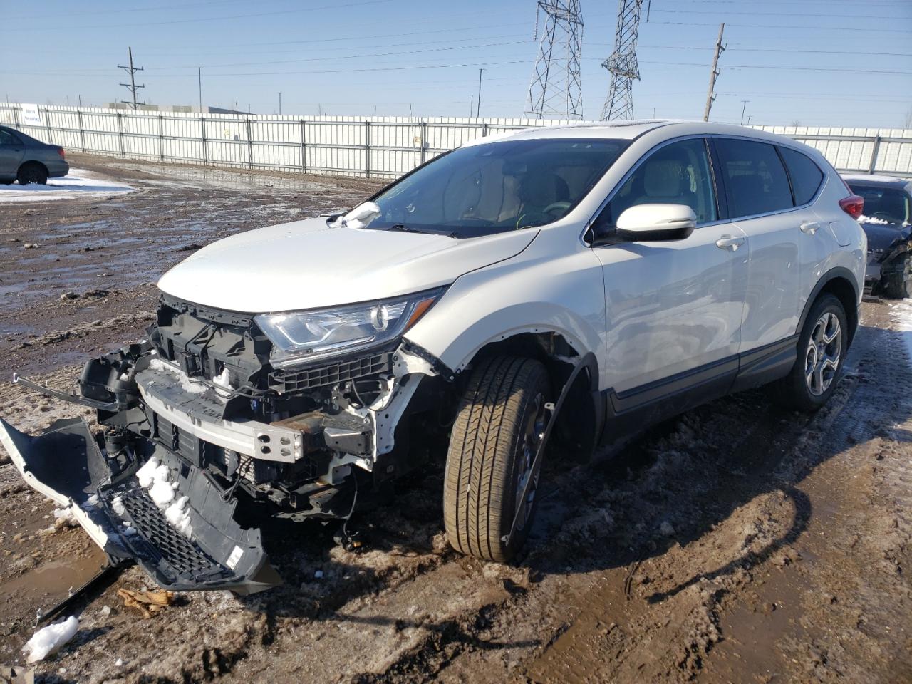 Photo 2 from auction – 2017 HONDA CR-V EX with VIN 5J6RW2H59HL009091
