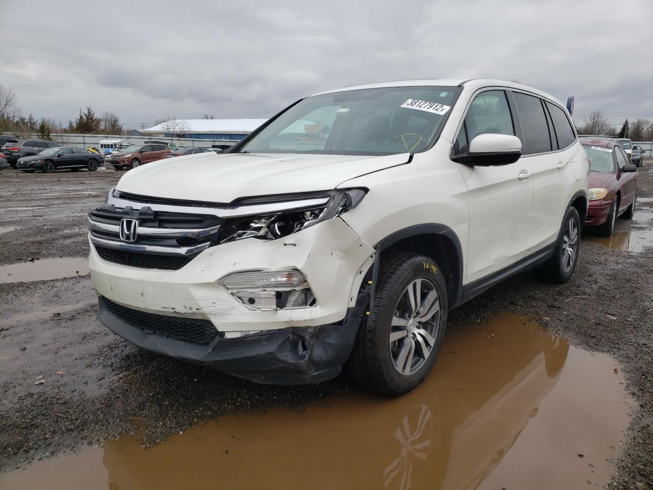 Photo 2 from auction – 2017 HONDA PILOT with VIN 5FNYF6H58HB040764