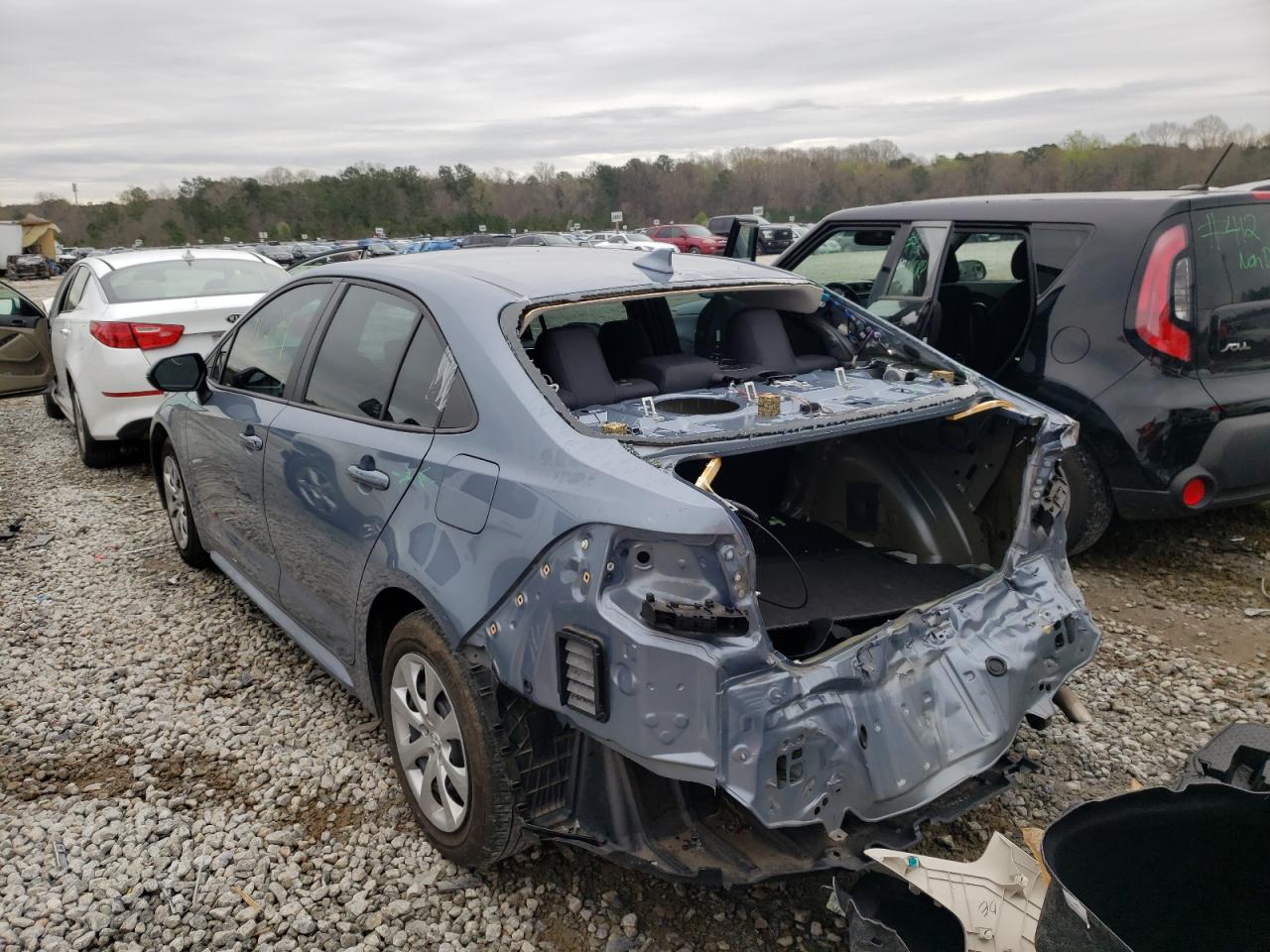 Photo 3 from auction – 2020 TOYOTA COROLLA LE with VIN 5YFEPRAEXLP090283