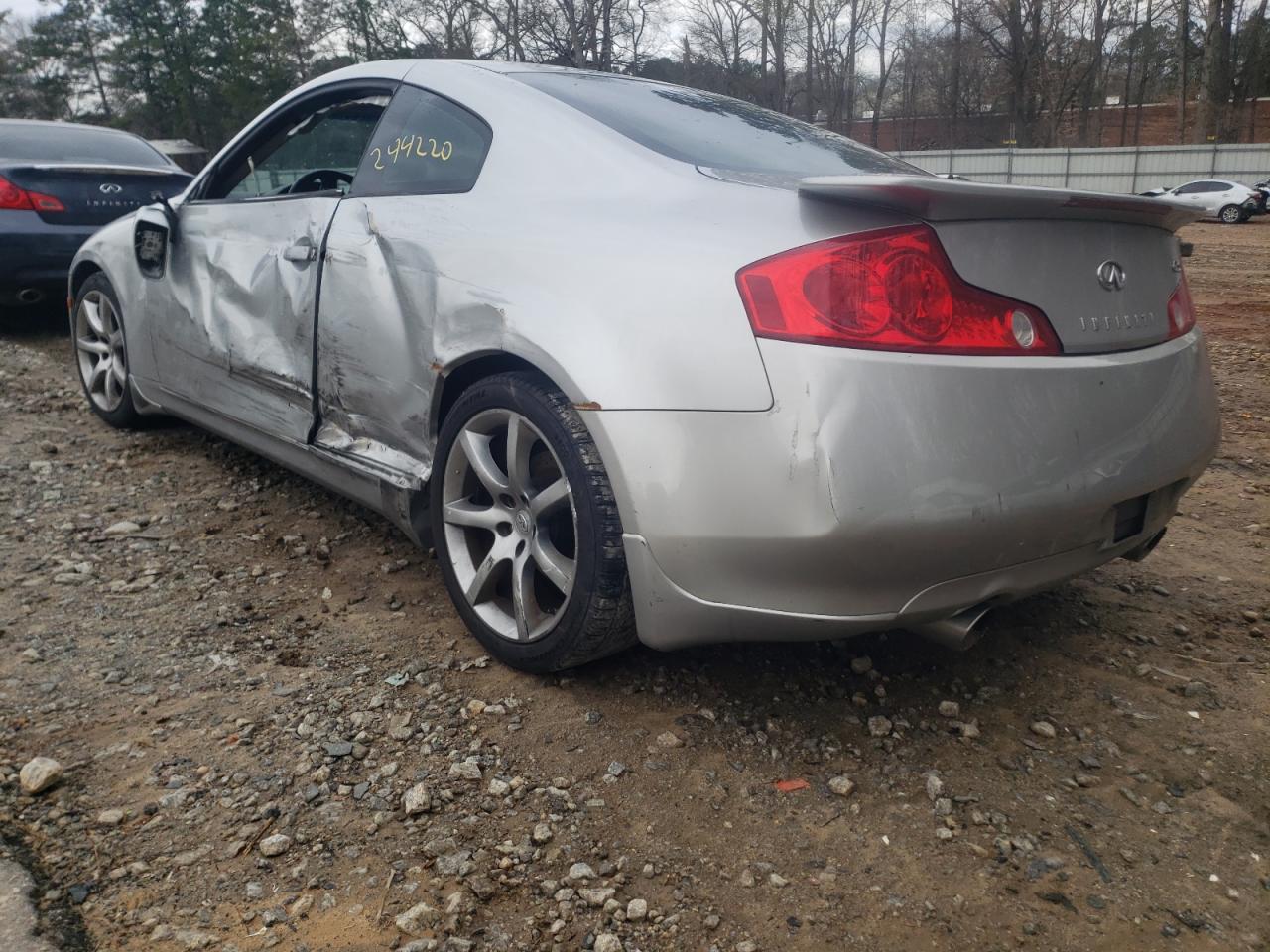 Photo 3 from auction – 2004 INFINITI G35 with VIN JNKCV54E24M827593
