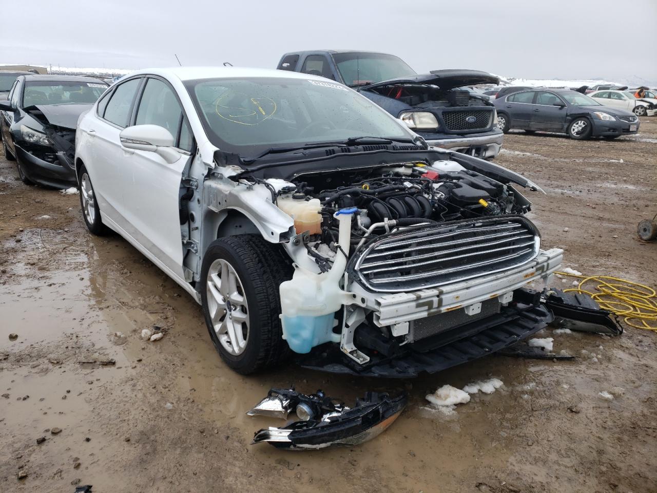 FORD FUSION SE 2013 with VIN 3FA6P0H73DR386013 - Photo from auction