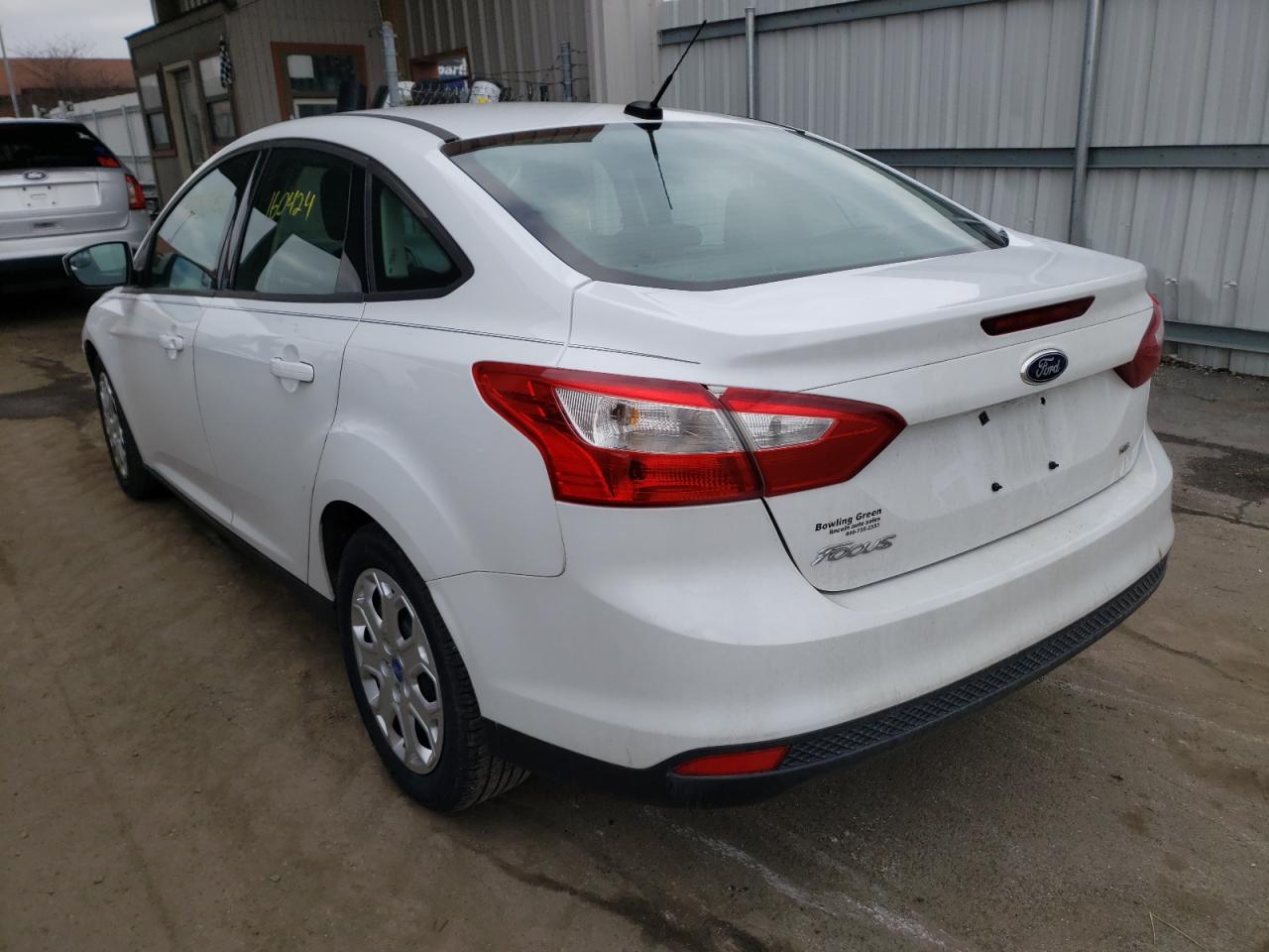 Photo 3 from auction – 2012 FORD FOCUS SE with VIN 1FAHP3F28CL184010