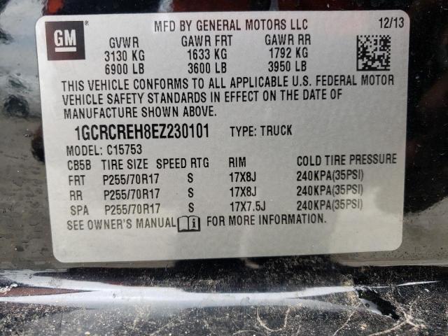 Photo 10 from auction – 2014 CHEVROLET SILVERADO with VIN 1GCRCREH8EZ230101