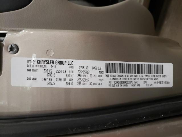 Photo 10 from auction – 2014 DODGE GRAND CARA with VIN 2C4RDGBG8ER353971