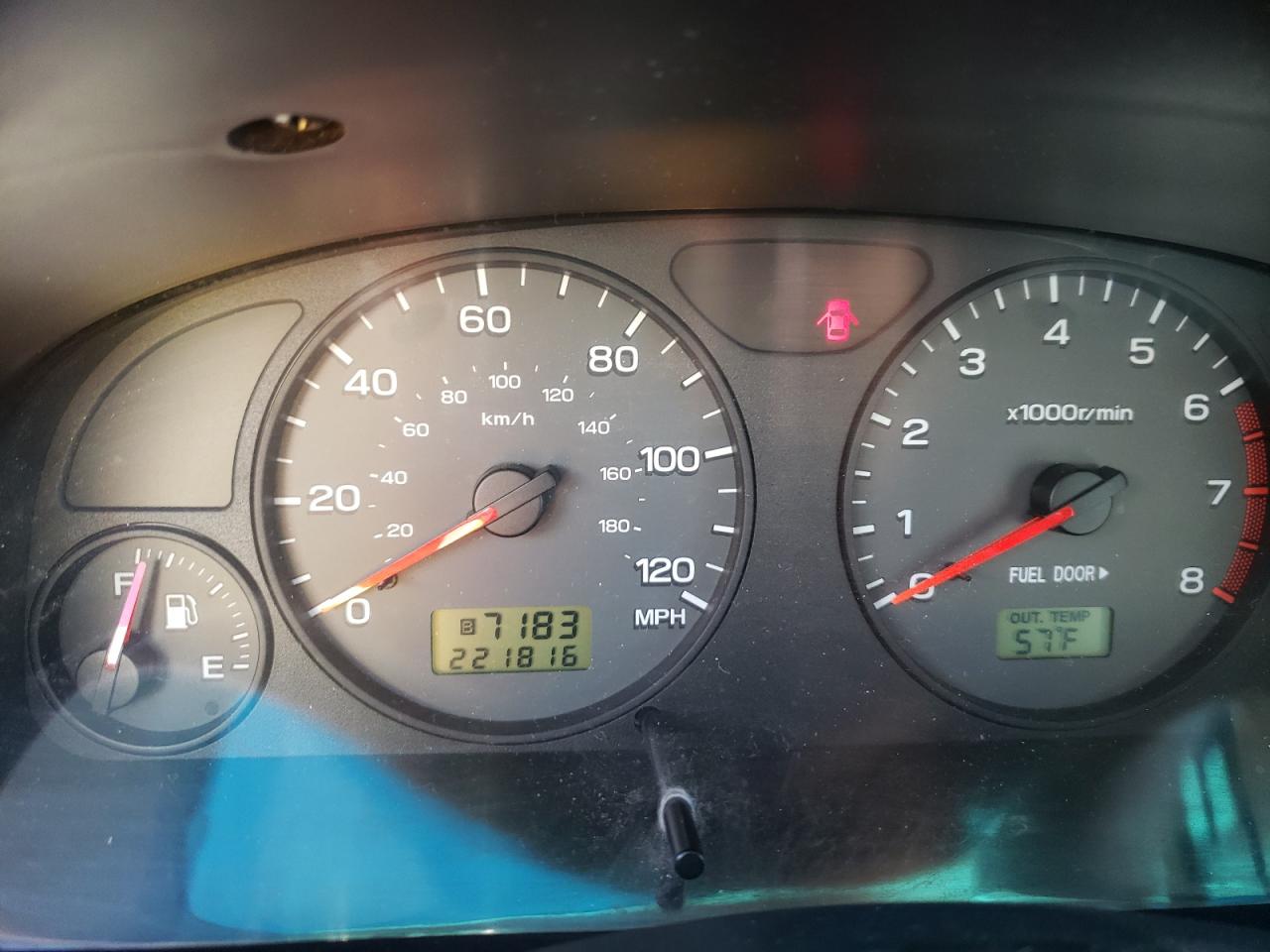 Photo 8 from auction – 2001 SUBARU FORESTER S with VIN JF1SF65581H732903