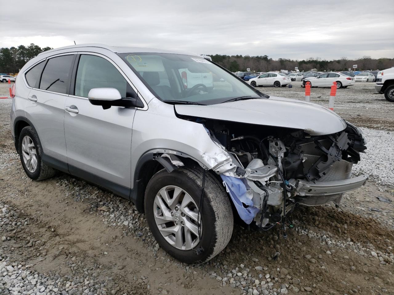 HONDA CR-V EXL 2015 with VIN 2HKRM3H70FH521245 - Photo from auction
