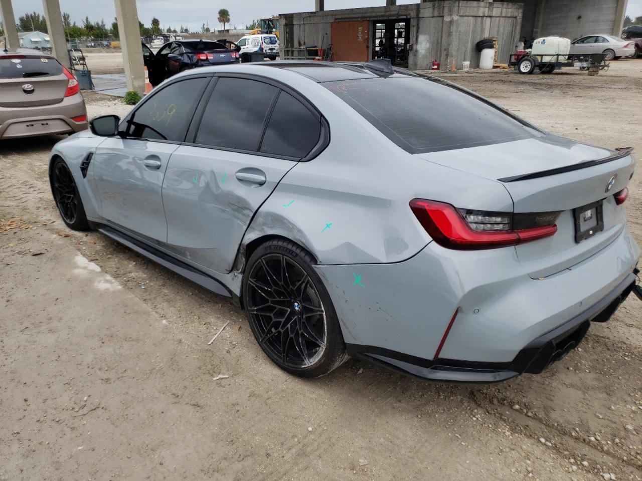 Foto 3 de la subasta – 2021 BMW M3 COMPETI con VIN WBS33AY00MFL29436