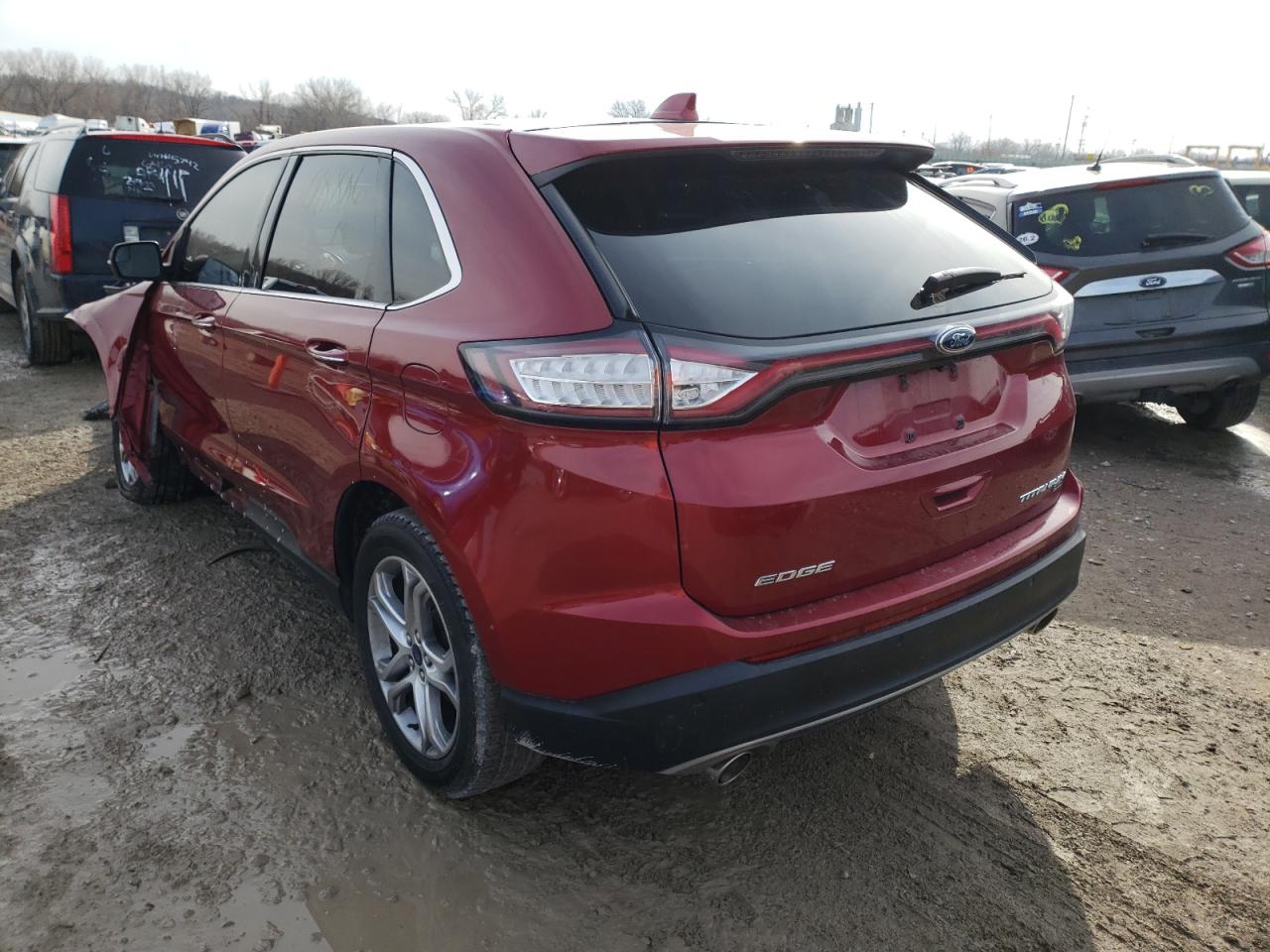 Photo 3 from auction – 2015 FORD EDGE TITAN with VIN 2FMTK4K84FBB13339