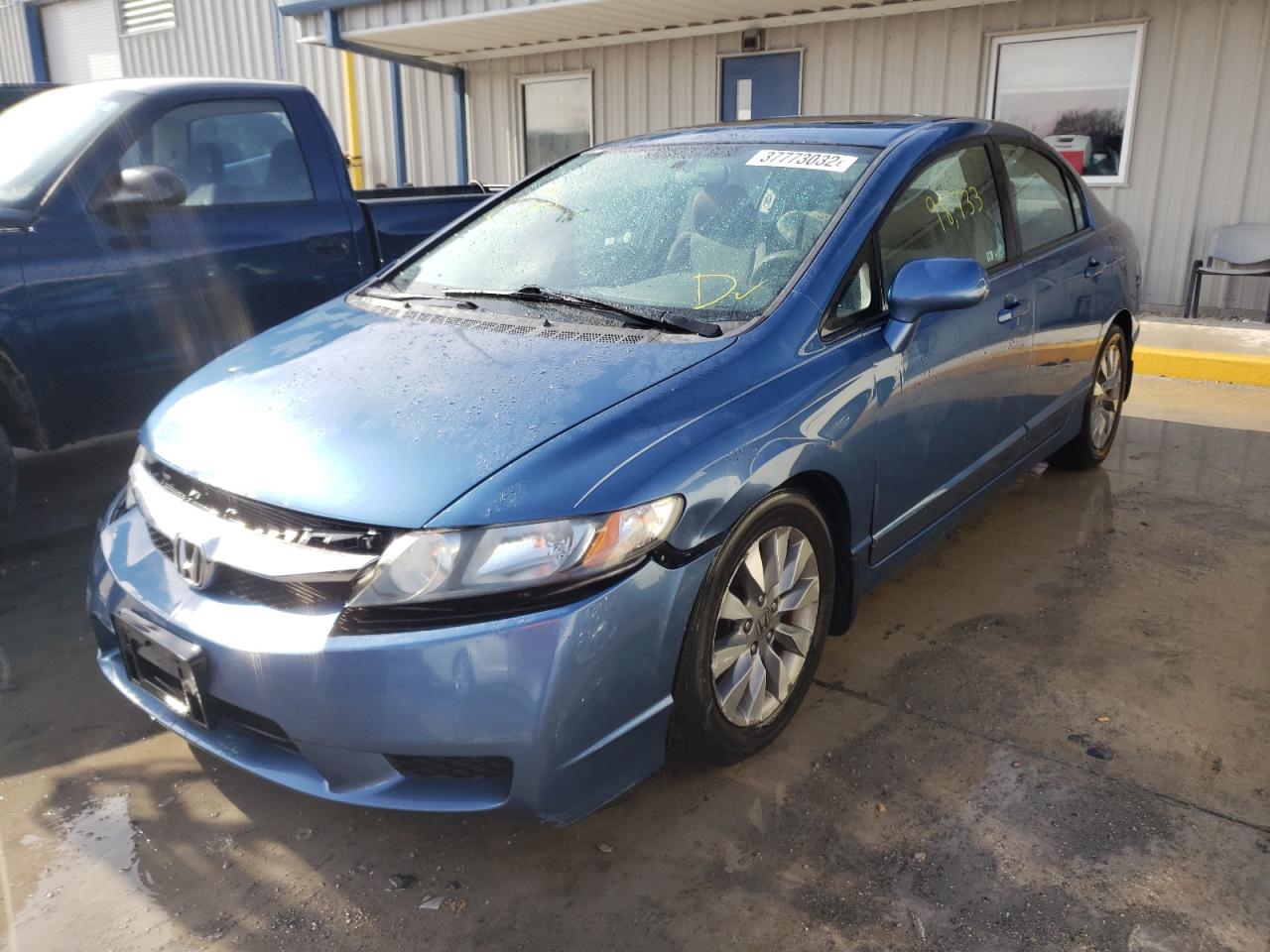 Photo 2 from auction – 2009 HONDA CIVIC EX with VIN 19XFA16819E026105