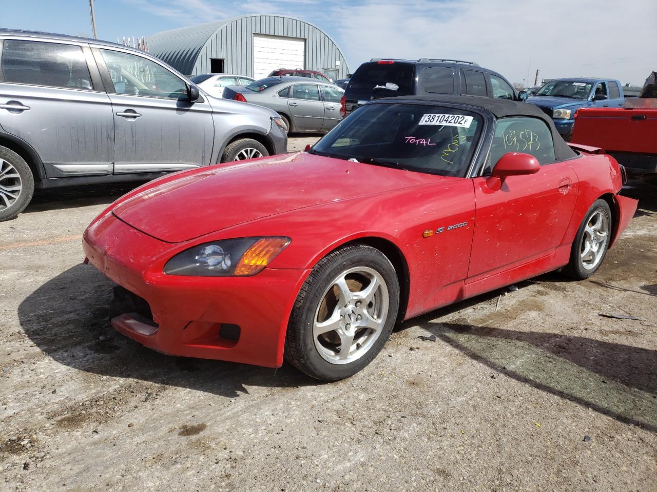 Photo 2 from auction – 2000 HONDA S2000 with VIN JHMAP1141YT000525