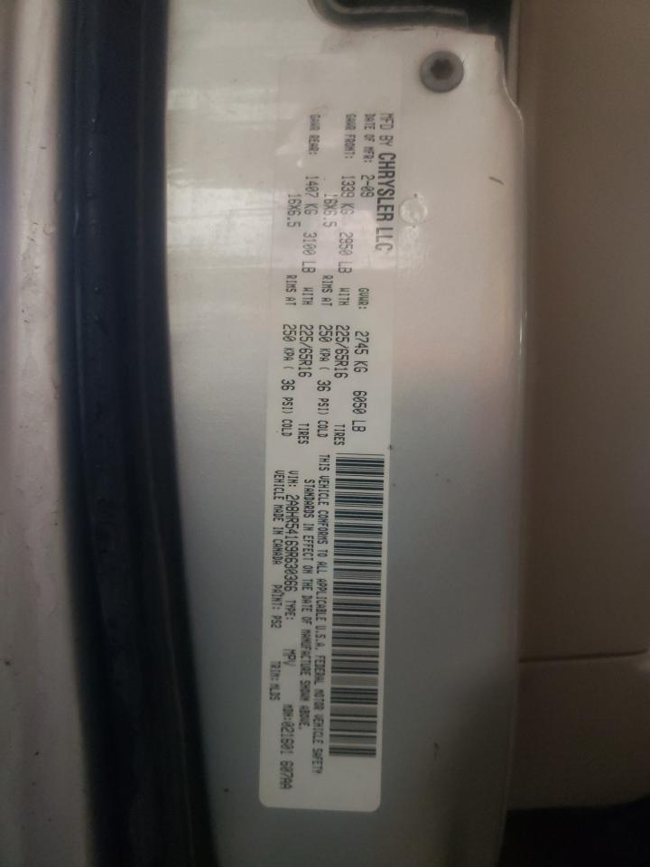 Photo 10 from auction – 2009 CHRYSLER TOWN & COU with VIN 2A8HR54169R630366
