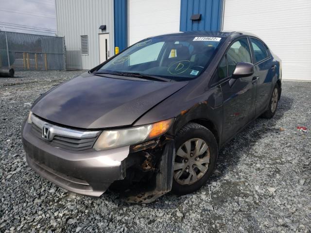Photo 2 from auction – 2012 HONDA CIVIC LX with VIN 2HGFB2F43CH010310