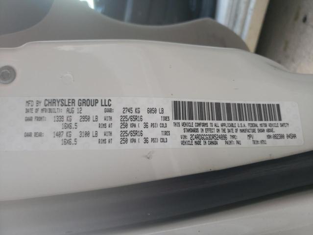 Photo 10 from auction – 2013 DODGE GRAND CARA with VIN 2C4RDGCG3DR524896