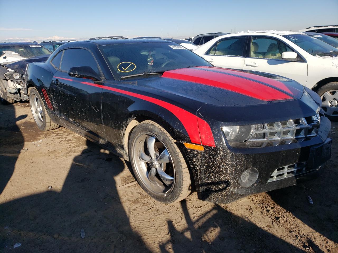CHEVROLET CAMARO LS 2012 with VIN 2G1FE1E38C9132124 - Photo from auction