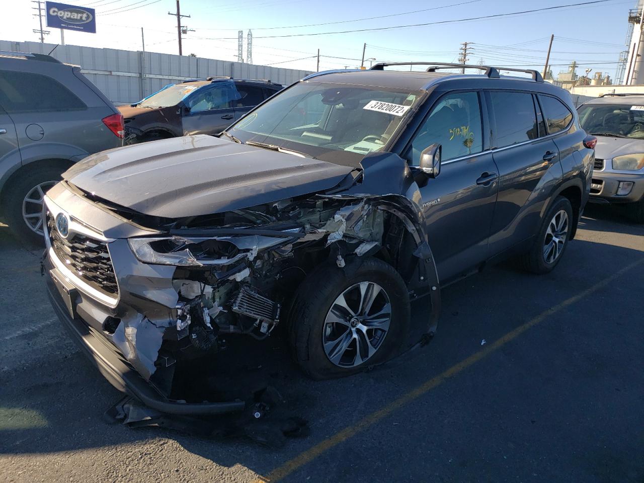 Photo 2 from auction – 2021 TOYOTA HIGHLANDER with VIN 5TDHBRCH9MS534782