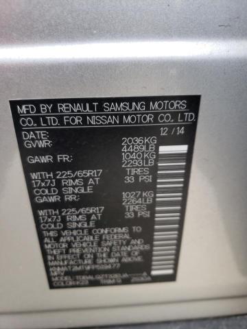 Photo 10 from auction – 2015 NISSAN ROGUE S with VIN KNMAT2MT9FP519477