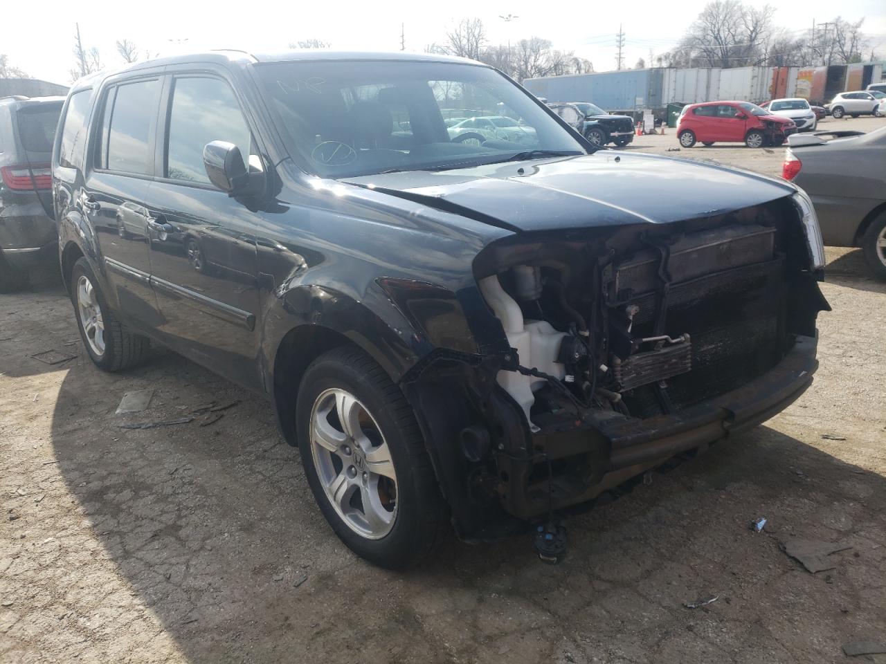 HONDA PILOT EXLN 2015 with VIN 5FNYF4H76FB004476 - Photo from auction
