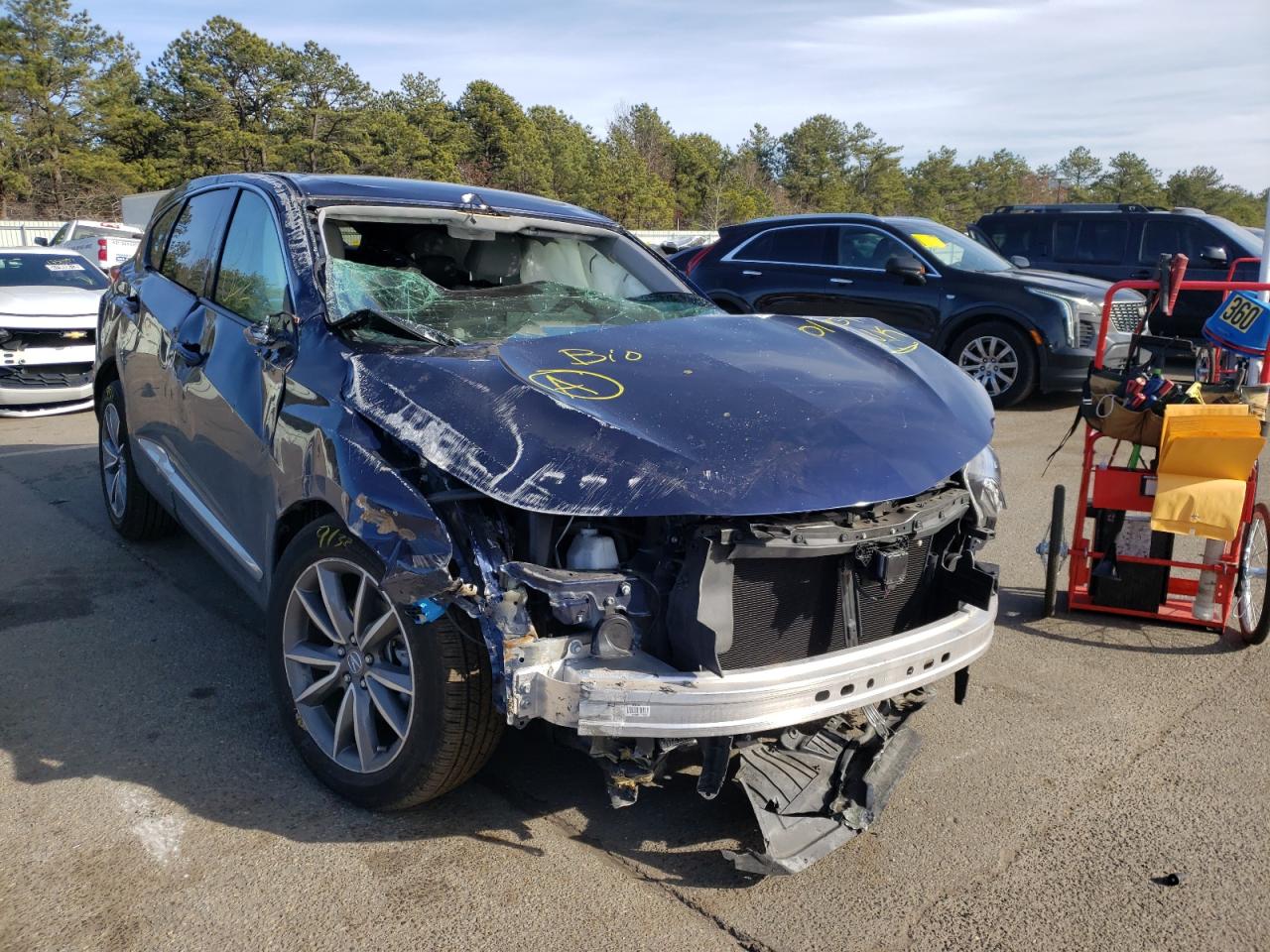 ACURA RDX TECHNO 2021 with VIN 5J8TC2H5XML011951 - Photo from auction