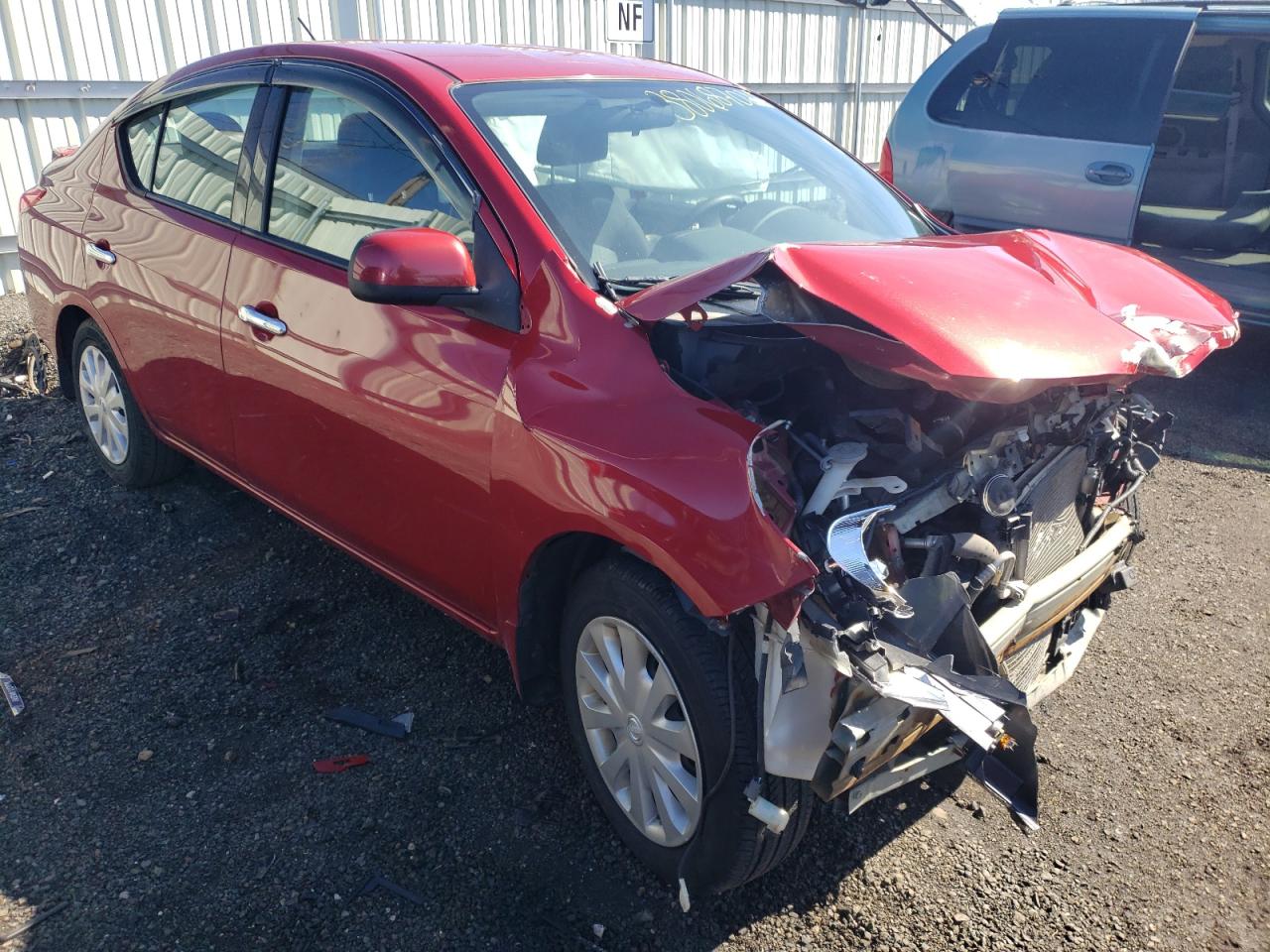 NISSAN VERSA S 2014 with VIN 3N1CN7AP2EL814635 - Photo from auction