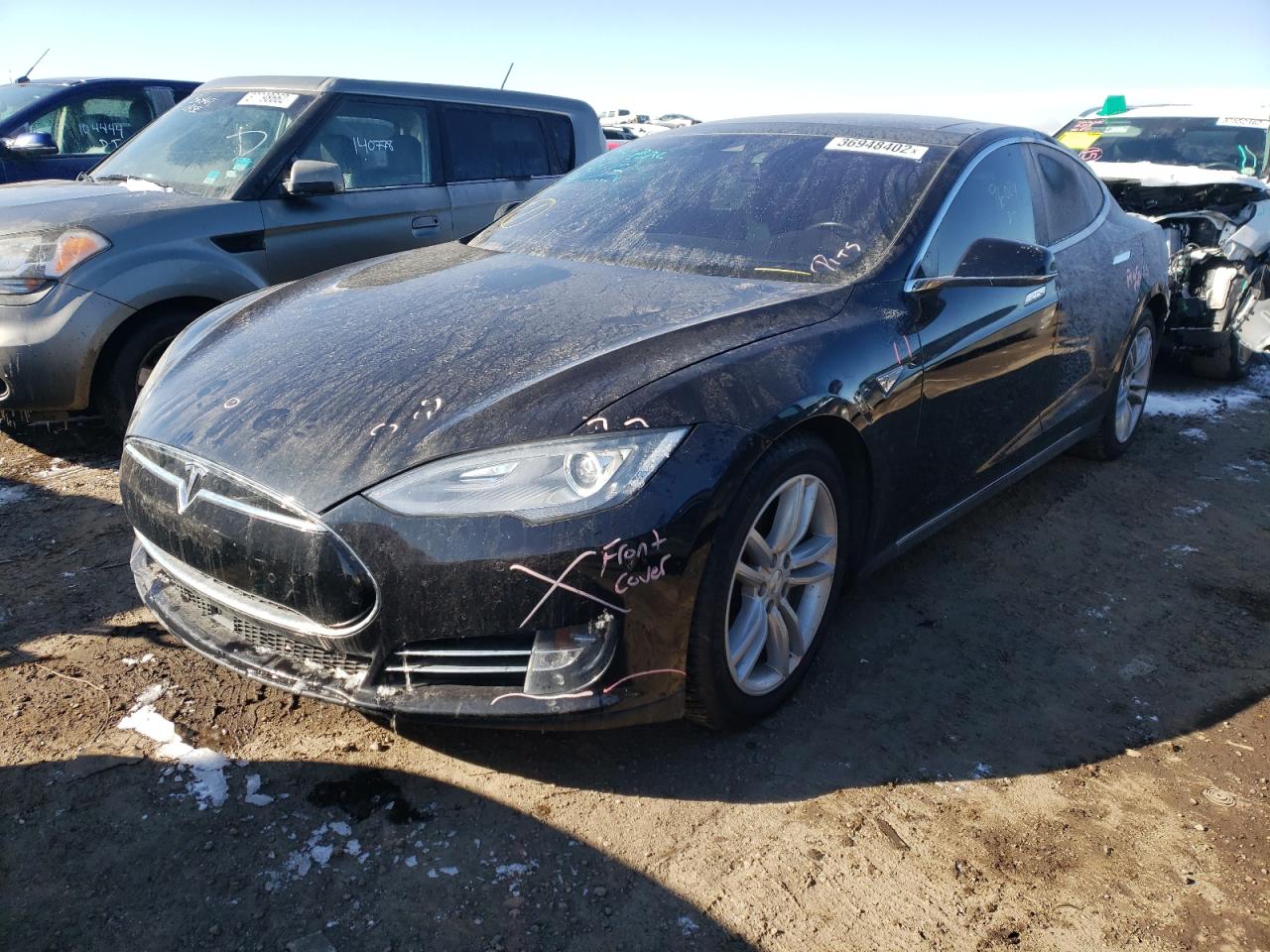 Photo 2 from auction – 2015 TESLA MODEL S 85 with VIN 5YJSA1H22FF091882