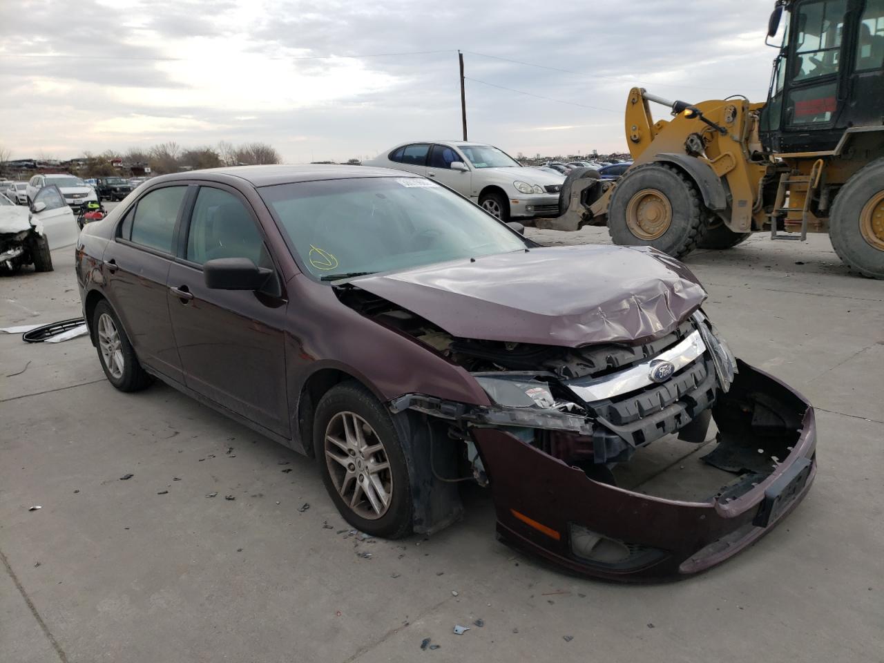 FORD FUSION S 2011 with VIN 3FAHP0GA8BR309494 - Photo from auction