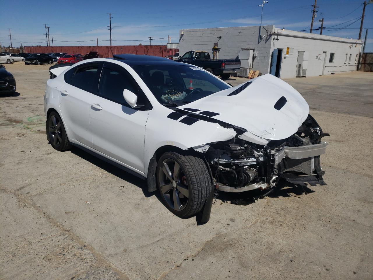 DODGE DART GT 2016 with VIN 1C3CDFEB2GD593298 - Photo from auction