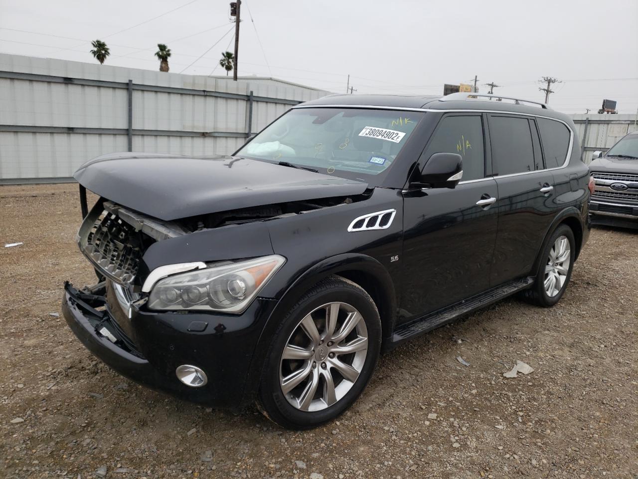 Photo 2 from auction – 2014 INFINITI QX80 with VIN JN8AZ2NFXE9552910