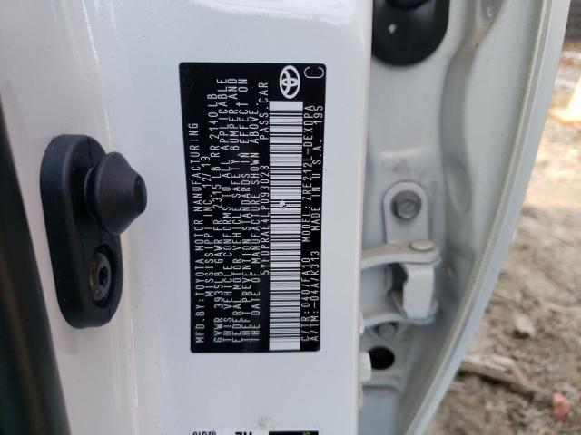 Photo 10 from auction – 2020 TOYOTA COROLLA L with VIN 5YFDPRAE4LP093028