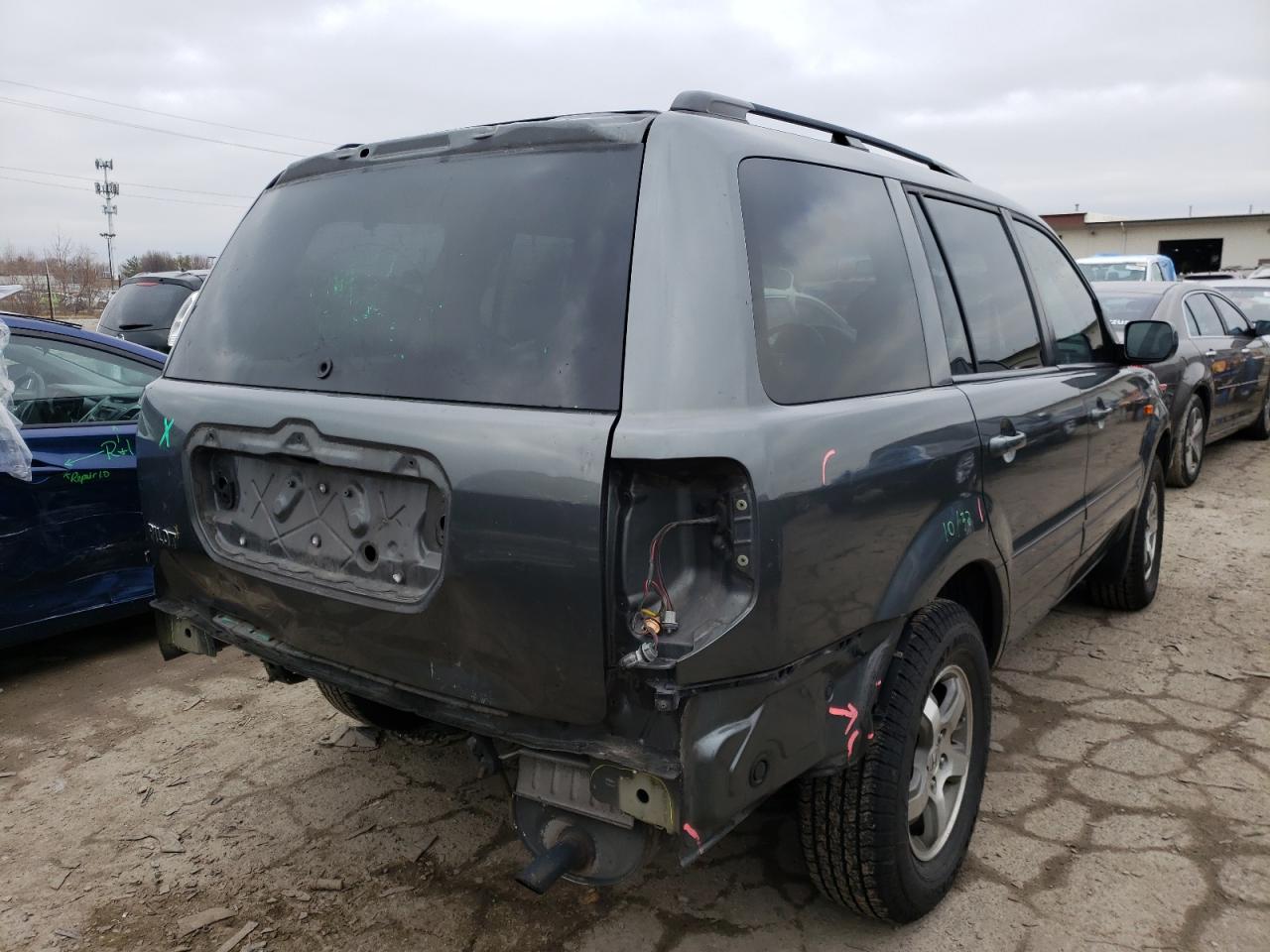 Photo 4 from auction – 2008 HONDA PILOT EXL with VIN 5FNYF28788B029144