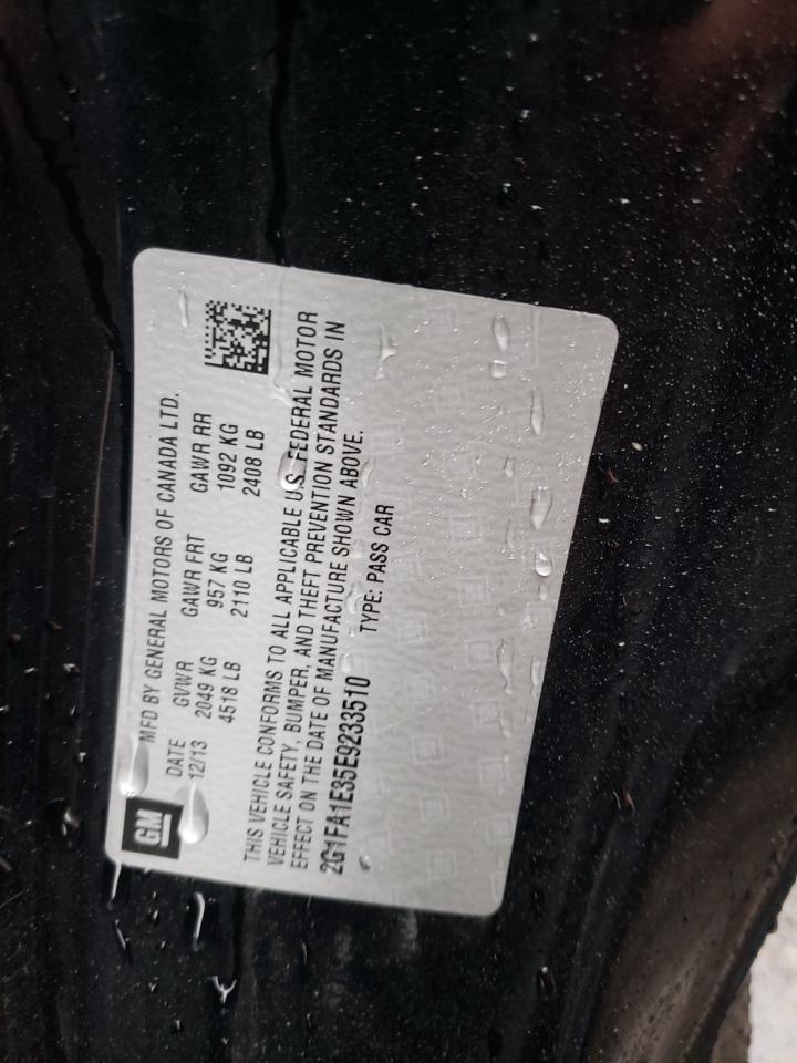 Zdjęcie 10 z aukcji – 2014 CHEVROLET CAMARO LS z VIN 2G1FA1E35E9233510
