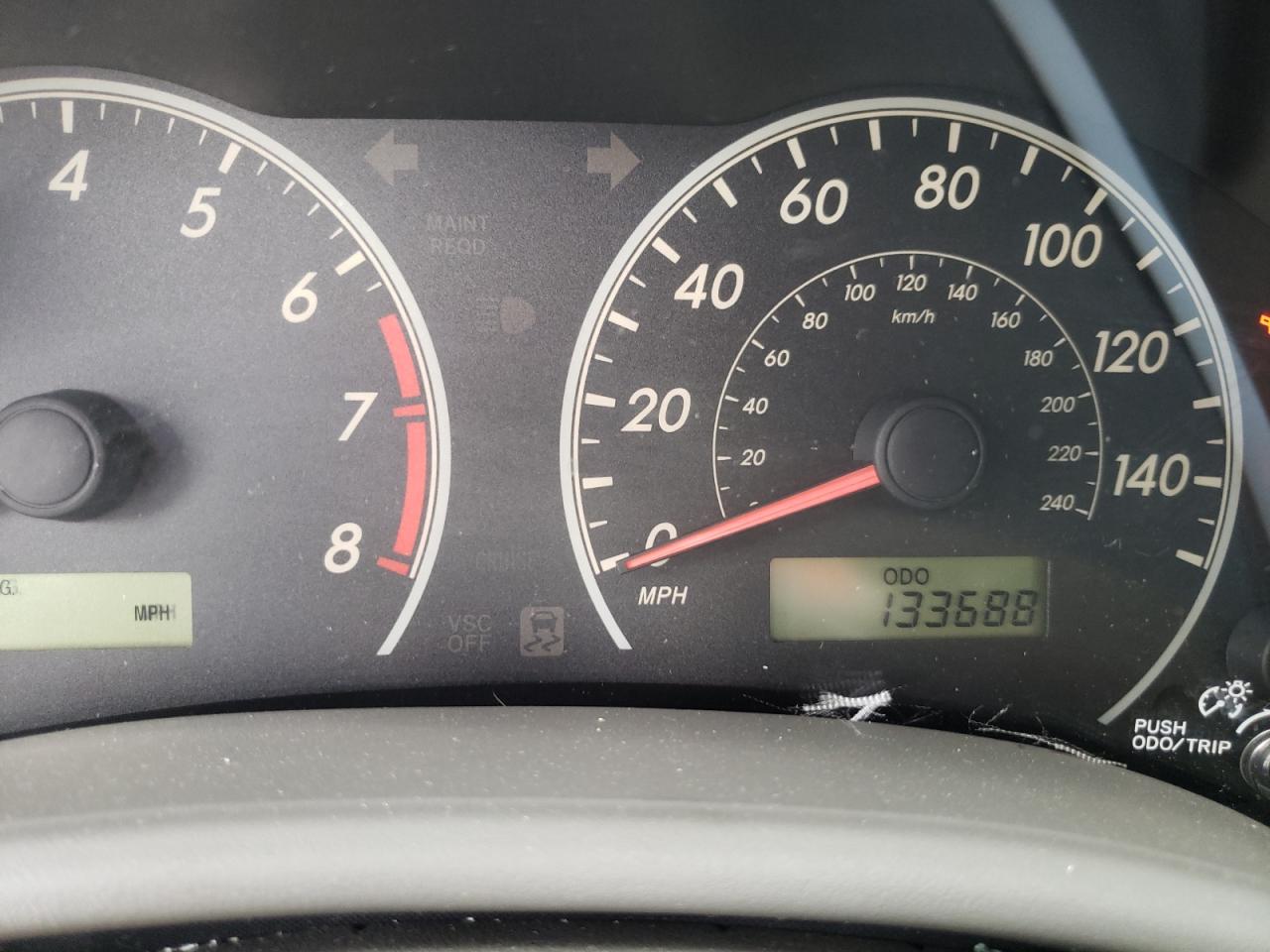 Photo 8 from auction – 2010 TOYOTA COROLLA BA with VIN JTDBU4EE9AJ082881