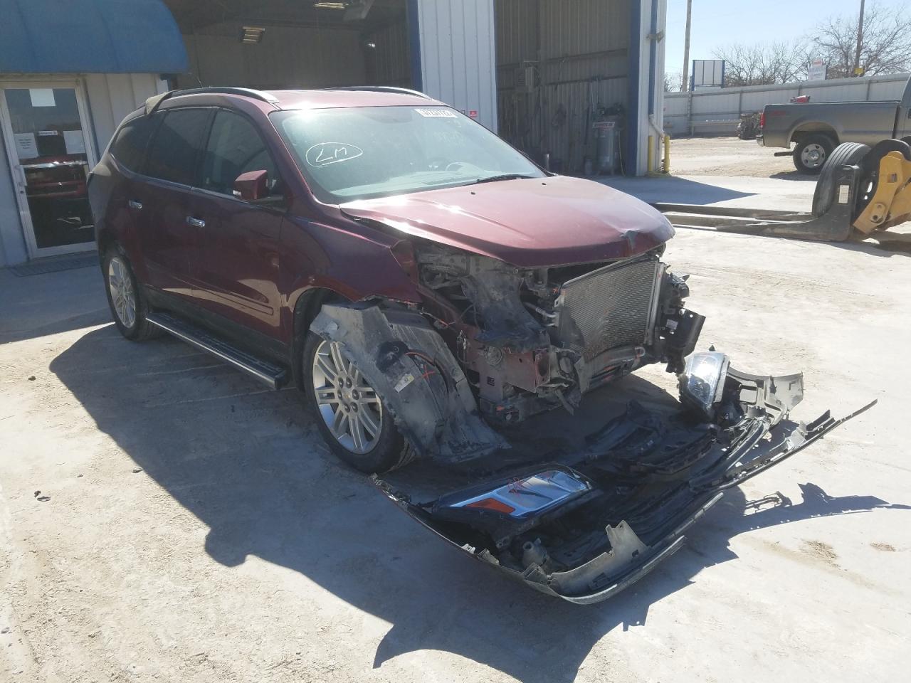 CHEVROLET TRAVERSE L 2015 with VIN 1GNKRGKD8FJ131081 - Photo from auction