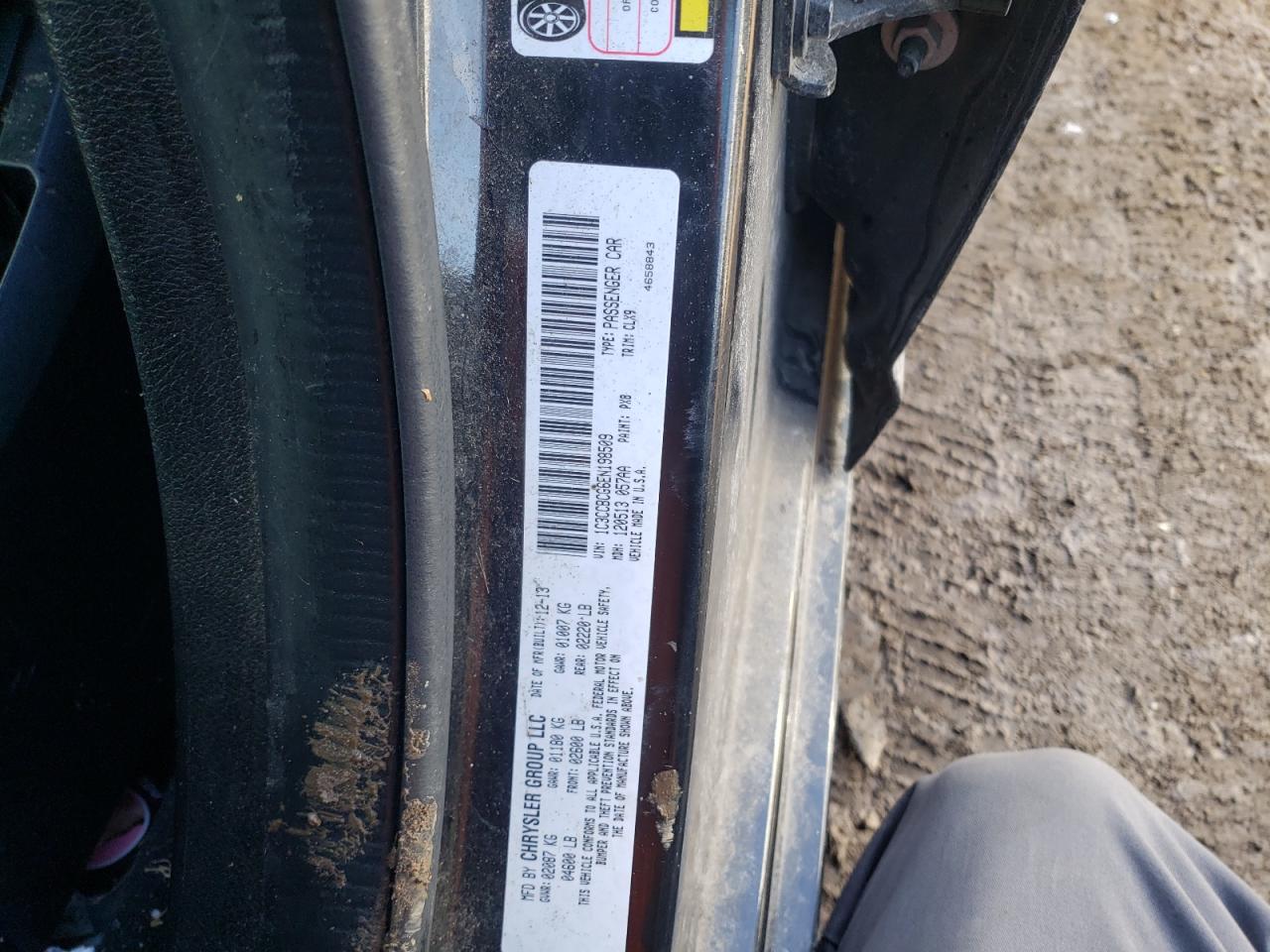 Photo 10 from auction – 2014 CHRYSLER 200 LIMITE with VIN 1C3CCBCG6EN198509