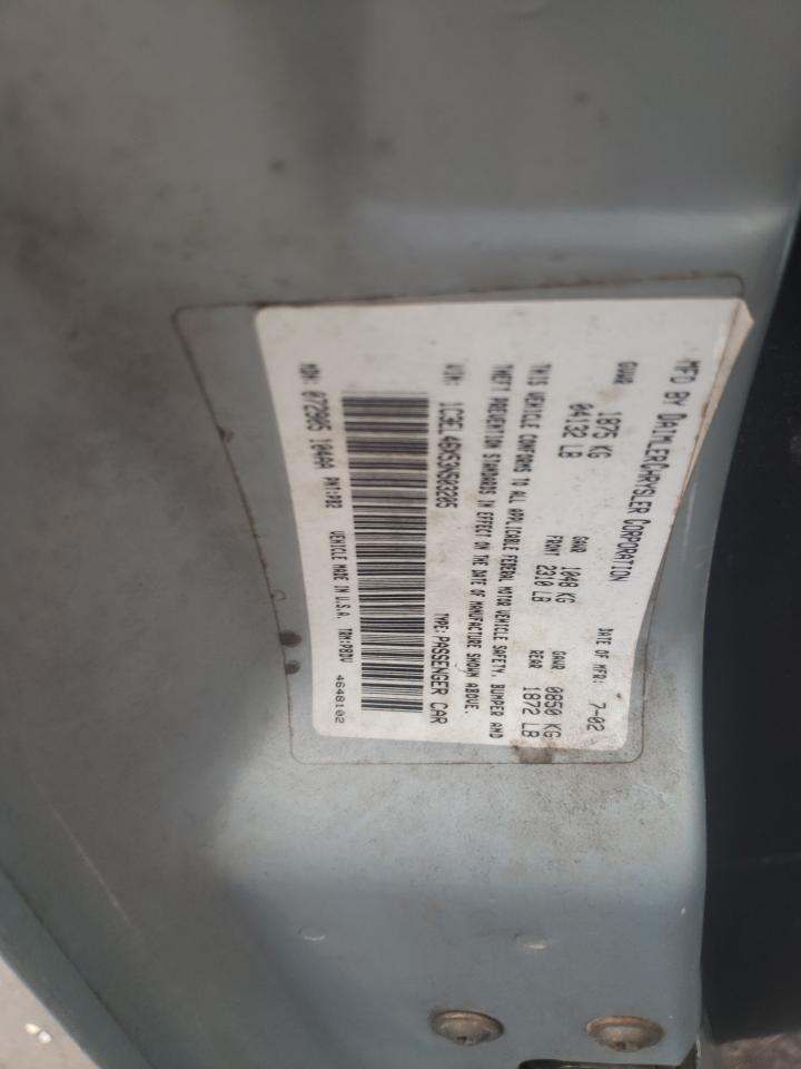 Photo 10 from auction – 2003 CHRYSLER SEBRING LX with VIN 1C3EL46X53N503205