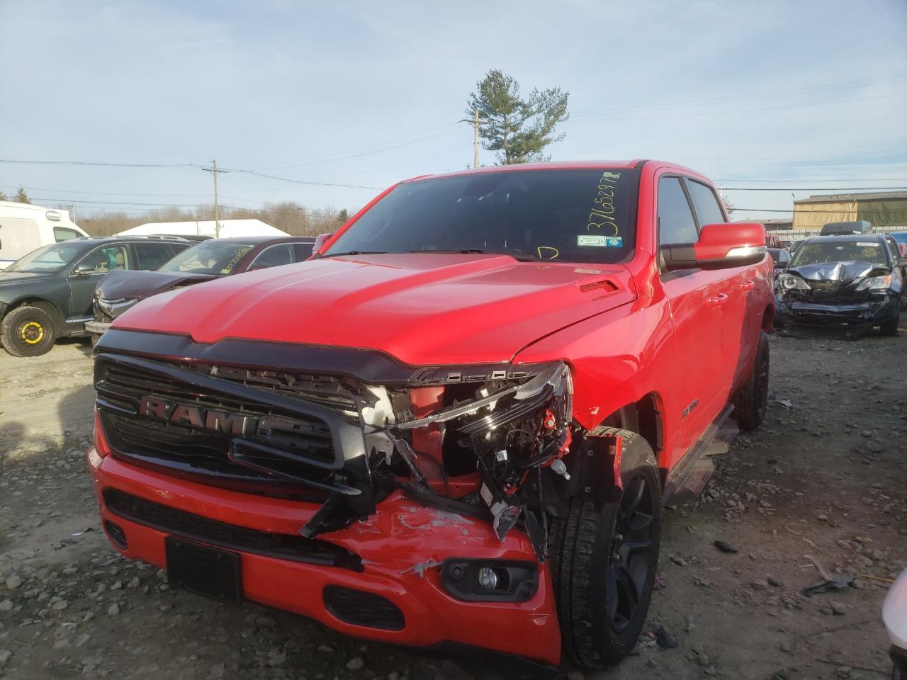 Photo 2 from auction – 2020 RAM 1500 BIG H with VIN 1C6SRFFT3LN375415