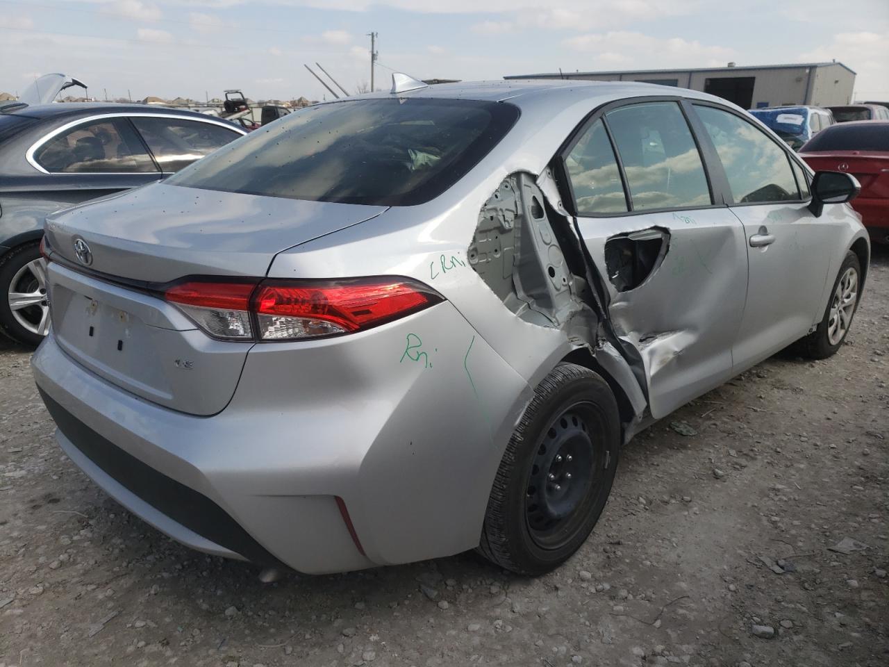Photo 9 from auction – 2021 TOYOTA COROLLA LE with VIN JTDEPMAE1MJ149990