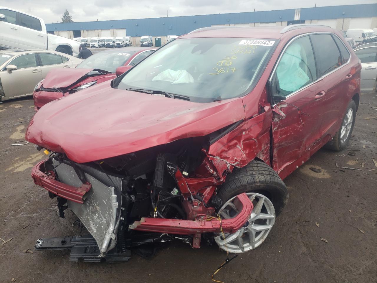 Photo 2 from auction – 2021 FORD EDGE SEL with VIN 2FMPK4J9XMBA33617