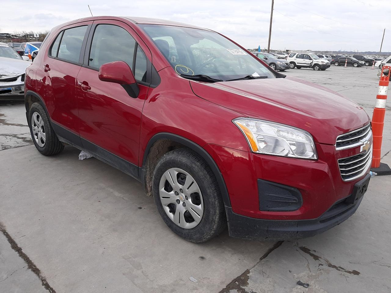 Photo 1 from auction – 2015 CHEVROLET TRAX LS with VIN KL7CJKSBXFB189402
