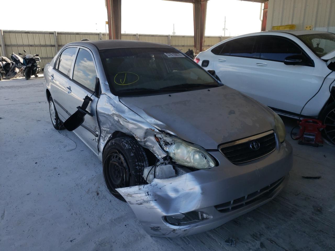 TOYOTA COROLLA CE 2007 with VIN JTDBR32E270111846 - Photo from auction