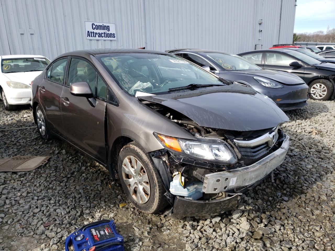 HONDA CIVIC LX 2012 with VIN 19XFB2F52CE309287 - Photo from auction