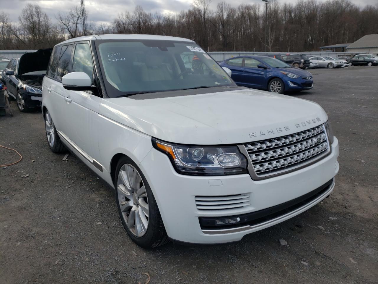 LAND ROVER RANGE ROVE 2014 with VIN SALGS2TF8EA153840 - Photo from auction
