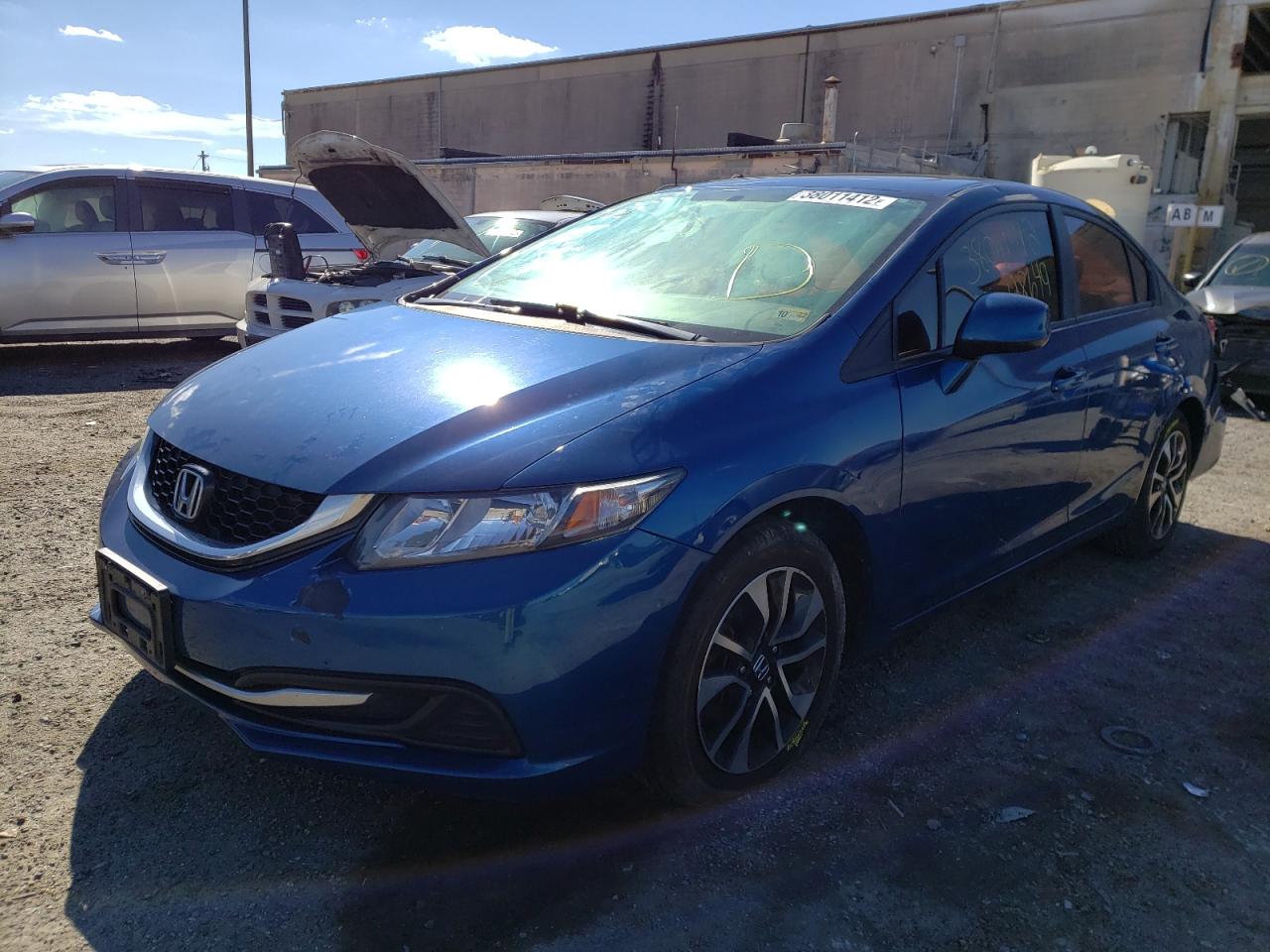 Photo 2 from auction – 2013 HONDA CIVIC EX with VIN 19XFB2F84DE254241